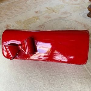 Red Patent Leather Clutch - Bunny
